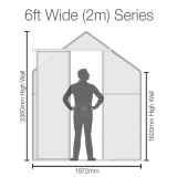 GREENHOUSE 6x12 GLASS - Image 2