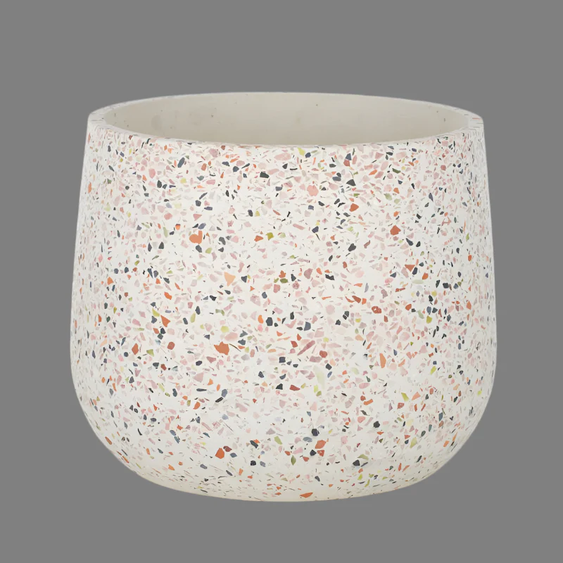 Alessio Terrazzo Pot 24x20cm Pink