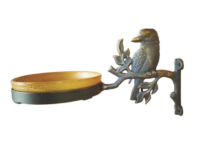 BIRD FEEDER KOOKABURRA CAST IRON
