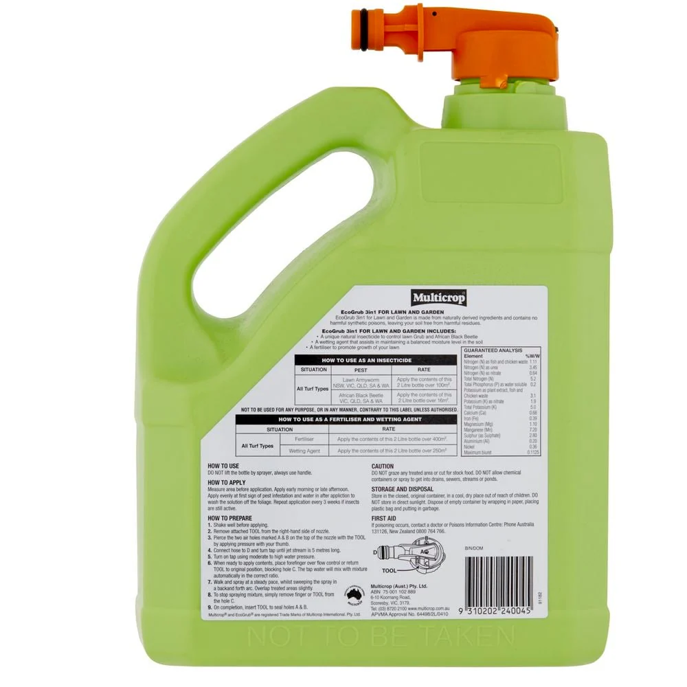 ECOGRUB 3 in1 Insecticide - 2L Hose On - Image 2