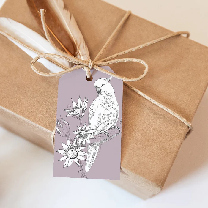 GIFT TAG 'COCKATOO'