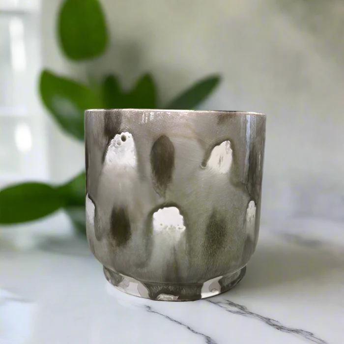 Griffin Green Ceramic Pot Large