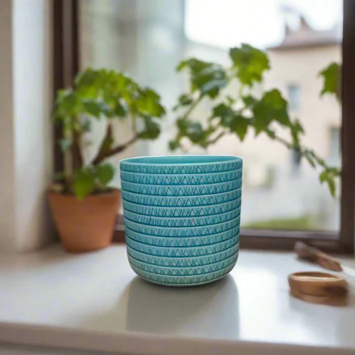 LAILA CYLINDER AQUA LARGE