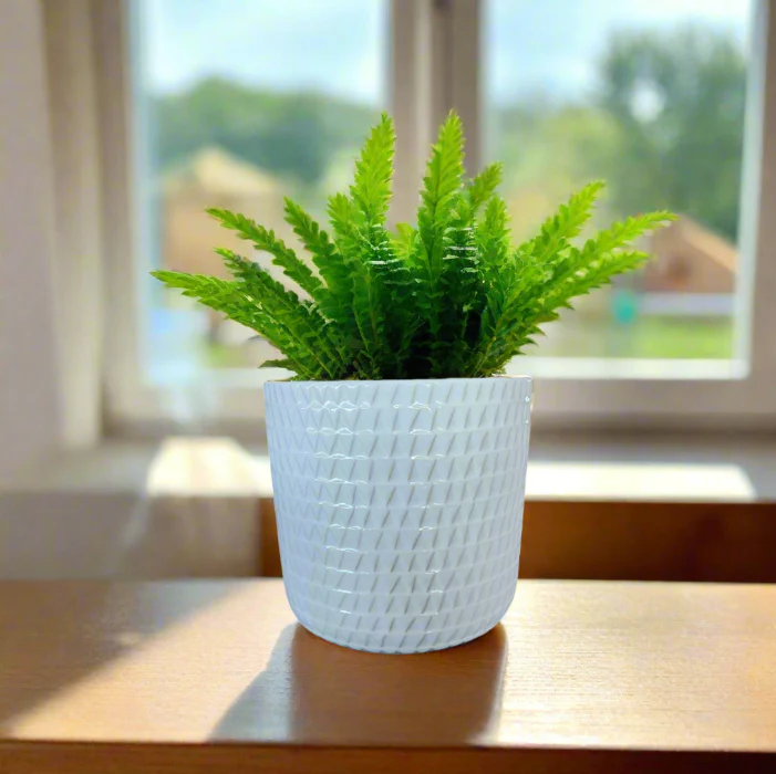 LAILA CYLINDER WHITE SMALL