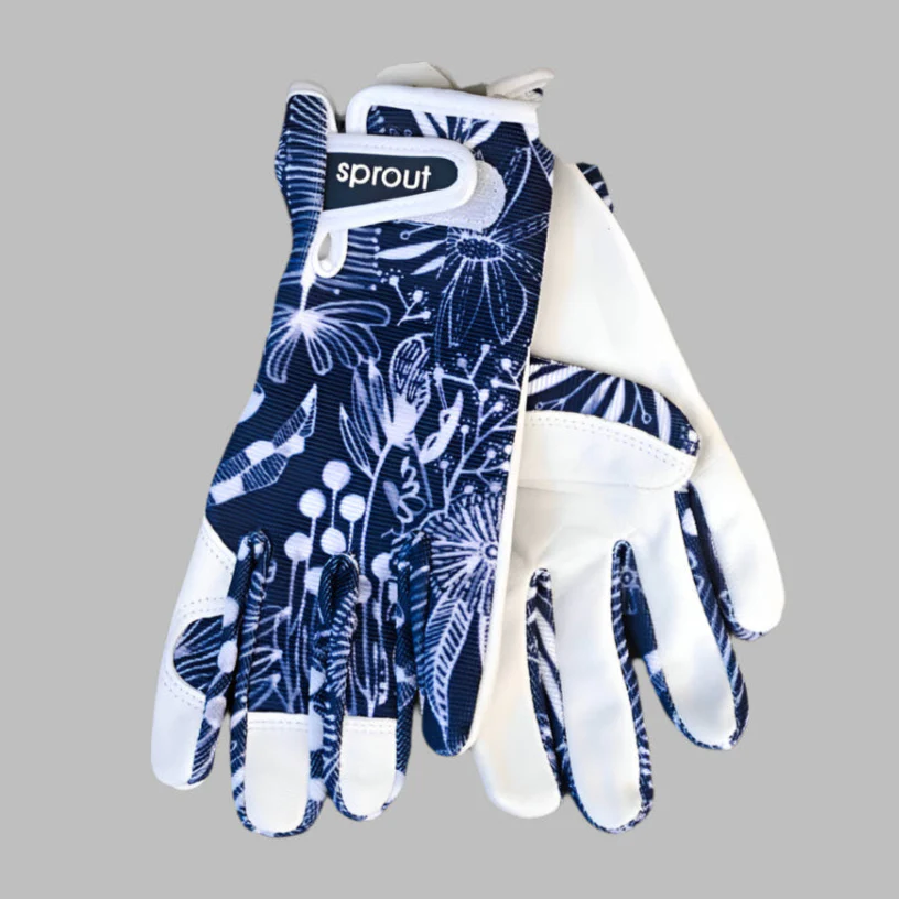 NAVY NATIVES SPROUT GOATSKIN GLOVES