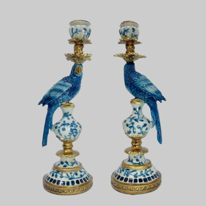 POLLY PARROT CANDLE HOLDER