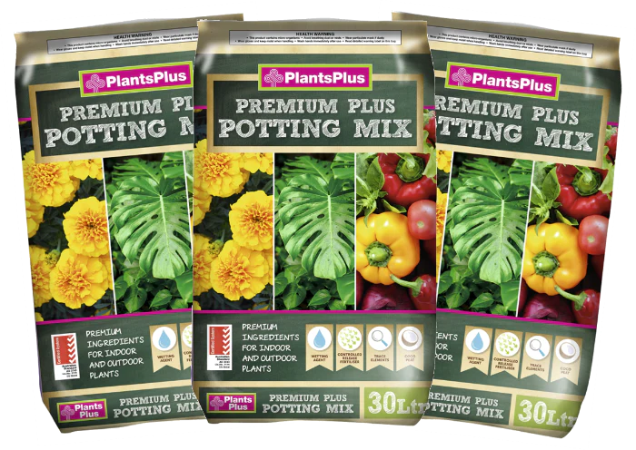 POTTING MIX - PLANTS PLUS PREMIUM MULTI VALUE PACK 3 FOR $39 - Image 3
