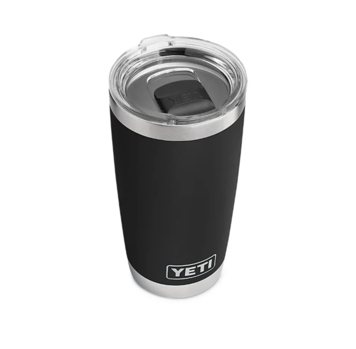 RAMBLER 20 OZ BLACK WITH MAG SLIDER LID - Image 2