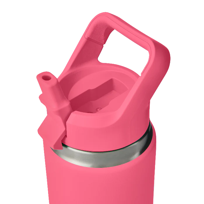 RAMBLER BOTTLE STRAW CAP TROP PINK - Image 4