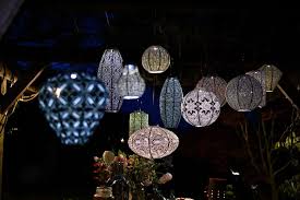 Solar Lantern Tulip 20cm Sage Green - Image 4
