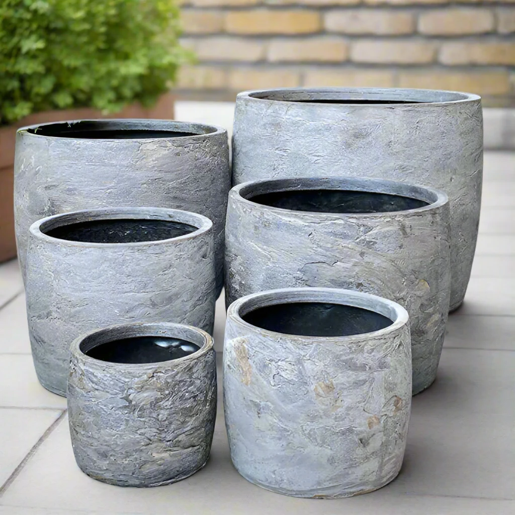 STORM CYLINDER 41X33CM DARK GREY - Image 2
