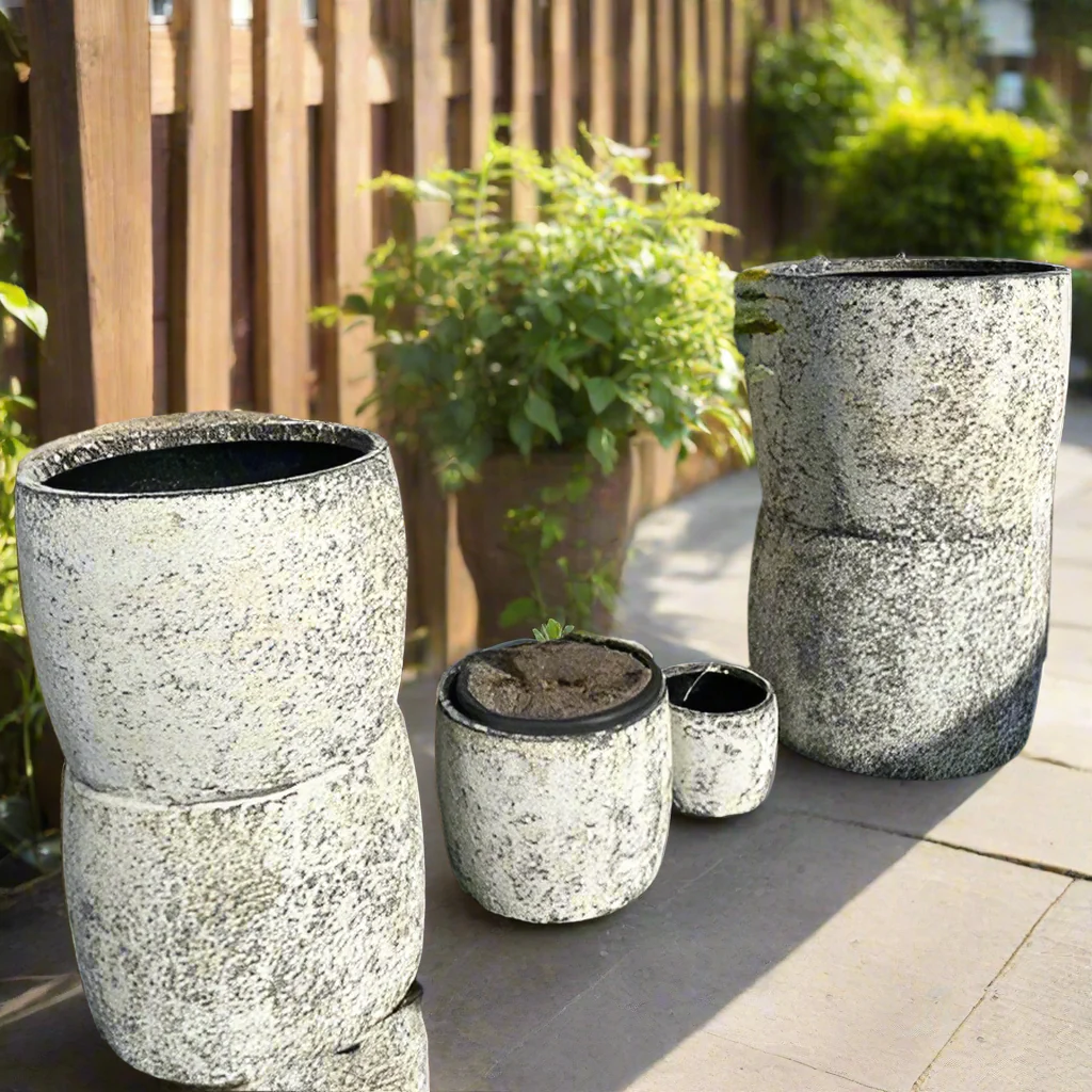 STORM CYLINDER 71X57CM WHITE - Image 2