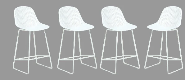 SWITCH BAR SET WITH 4 WHITE BAR STOOLS - Image 3