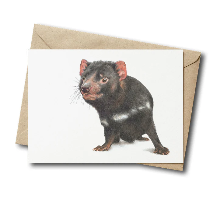 TASMANIAN DEVIL GREETING CARD